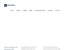 Tablet Screenshot of ilpabogados.com